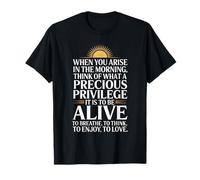 Stoico Inspirational Philosoper Citazione Stoicismo Motivazionale Maglietta