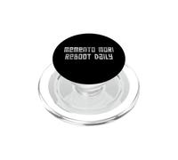 StoicTech Pixel Art Memento Mori Detto PopSockets PopGrip per MagSafe
