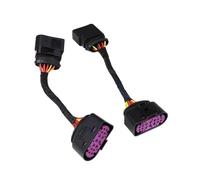 STOIFFFHH Kit connettori Auto 1J0973737 1J0973835 Compatibile con Golf MK6 Fari allo Xeno Adattatore per Cablaggio da 10 A 14 Pin