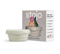 STOJO Ciotola pieghevole - avena, 1020,6 g - Ciotola riutilizzabile in silicone per cibi caldi e freddi, perfetta per viaggi, preparazione dei pasti, pranzo da asporto, campeggio ed escursionismo,