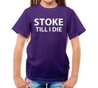 Stoke fino A I Die - T-Shirt - Città Love Ventola Calcio Divertente Fino Regalo