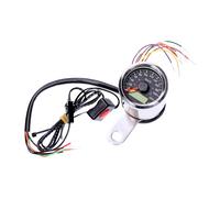 Stoker, tachimetro elettronico 48mm. Cromato, quadrante nero Compatibile con...