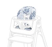 Stokke Cuscino Steps Baby Set, Waves blu - Comodo accessorio Steps Baby Set - morbido, facile da pulire, materiale idrorepellente - Cotone lavabile in lavatrice