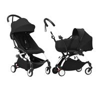 Stokke Duo Passeggino Yoyo³ con Bassinet e 6+ Black - White
