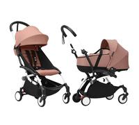 Stokke Duo Passeggino Yoyo³ con Bassinet e 6+ Ginger - White