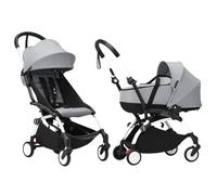 Stokke Duo Passeggino Yoyo³ con Bassinet e 6+ Stone - White