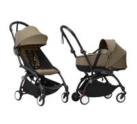 Stokke Duo Passeggino Yoyo³ con Bassinet e 6+ Toffee - Black