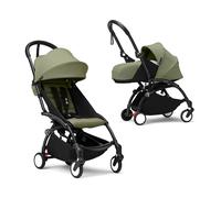 STOKKE - Duo YOYO³ Olive Con Kit Per Neonato 0+ e Telaio Nero (PROMO)