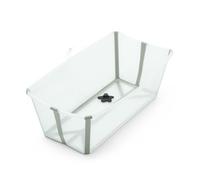 Stokke Flexi Bath, Soft Mint - 64 x 24 x 34 cm - Vasca da bagno pieghevole per neonati e bambini - Leggera, resistente e facile da riporre - Comoda da usare a casa o in viaggio
