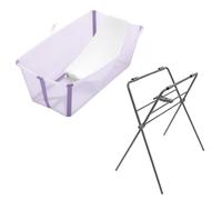 Stokke Flexi Bath Vaschetta con Supporto Stand e Riduttore Gratis Lavender