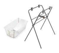 Stokke Flexi Bath Vaschetta con Supporto Stand e Riduttore Gratis Sandy Beige