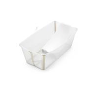 Stokke - Flexi Bath X-Large + Supporto Per Neonato Newborn, Sandy Beige Con Supporto