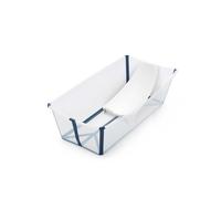 Stokke - Flexi Bath X-Large + Supporto Per Neonato Newborn - Transparent Blue