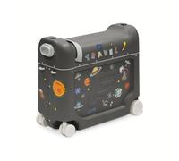 Stokke JetKids™ BedBox™ Valigia Cavalcabile per Bambini, Grigio Notte | Valigia cavalcabile con ruote che si trasforma in lettino in aereo, da 2 anni, materassino incluso.