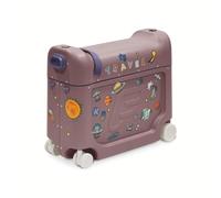 Stokke JetKids™ BedBox™ Valigia Cavalcabile per Bambini, Lilla Tenue | Valigia cavalcabile con ruote che si trasforma in lettino in aereo, da 2 anni, materassino incluso.