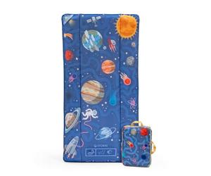 Stokke JetKids™ CloudSleeper™ Lettino Gonfiabile Aereo, Space Maze | Materassino gonfiabile da viaggio tutto in uno per bambini, ovunque tu vada.