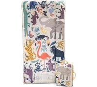 Stokke JetKids CloudSleeper - Letto gonfiabile portatile da viaggio per bambini con pompa integrata, per casa, vacanze e pigiama party, fino a 68 kg / 150lbs, famiglia di animali