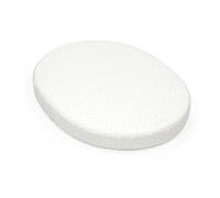 Stokke Lenzuolo sotto Sleepi Mini, Fans Grey - Morbide lenzuola per sogni dolcissimi - Per il materasso ovale Sleepi Mini - Sicuro, elegante e lavabile - 100% morbido percalle di cotone