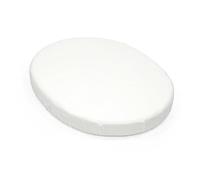 Stokke Lenzuolo sotto Sleepi Mini, White - Morbide lenzuola per sogni dolcissimi - Per il materasso ovale Sleepi Mini - Sicuro, elegante e lavabile - 100% morbido percalle di cotone