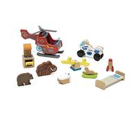 Stokke MuTable Accessori Casa dei Giochi by Hape Toys - Versione 2023 - Include 10 giocattoli colorati in legno - Per bambini dai 3 anni in su