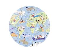 Stokke MuTable Puzzle, Giro del Mondo - Versione 2023 - Include 49 Pezzi Grandi in Legno - Stimola l'immaginazione, Lo Sviluppo cognitivo e la motricità fine - per Bambini Superiore ai 3 Anni