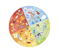 Stokke MuTable Puzzle, Quattro Stagioni - Versione 2023 - Include 49 pezzi grandi in legno - Stimola l'immaginazione, lo sviluppo cognitivo e la motricità fine - Per bambini superiore ai 3 anni