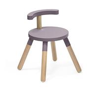 Stokke MuTable Sedia, Lilac - Versione 2023 - Altezza della seduta regolabile e schienale rimovibile - Realizzata in legno di faggio - Per bambini da 1,5 a 8 anni