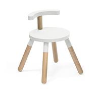 Stokke MuTable Sedia, White - Versione 2023 - Altezza della seduta regolabile e schienale rimovibile - Realizzata in legno di faggio - Per bambini da 1,5 a 8 anni