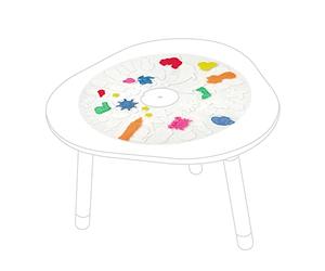 Stokke MuTable Tavola per pasta modellante - Su due lati - Oltre 120 forme e formine, comprese forme e personaggi 3D - Pasta modellabile Non inclusa