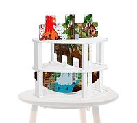 Stokke Scenario per torre di mattoncini MuTable, Natura - Tre livelli e sei paesaggi naturali, fra cui montagne - Assemblaggio senza attrezzi - Per bambini a partire dai 3 anni
