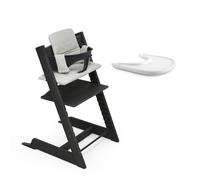 Stokke - Sedia Tripp Trapp in Rovere + Baby Set + Vassoio + Cuscino