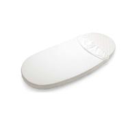 Stokke Sleepi Junior Lenzuolo sotto, Bianco - Lenzuola morbide per il materasso ovale Sleepi Junior - 100% Morbido cotone Percalle - Lavabile in lavatrice