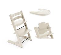 Stokke Tripp Trapp e Vassoio con Baby Set 2 Vanilla White - Vanilla White