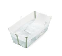 Stokke Vaschetta Bagnetto Neonato con Supporto Flexi Bath®, Verde | Vaschetta bagnetto neonato con supporto incluso, dalla nascita fino a 4 anni, senza BPA.