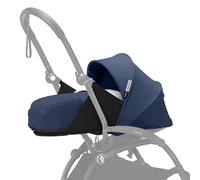 Stokke YOYO 0+ Newborn Pack, Air France Blue - Include materasso, capottina estendibile e allacciatura a 5 punti - Richiede telaio YOYO (venduto separatamente)