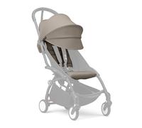 Stokke YOYO 6+ Color Pack, Taupe - Solo tessuti: cuscino per seduta, capottina estendibile e tasca posteriore con cerniera - Richiede telaio YOYO (venduto separatamente)