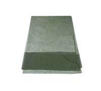 Stola cerimonia donna organza verde safari con riflessi lurex argento lucida