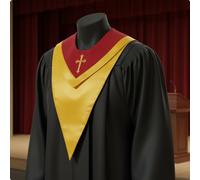 Stola da Laurea a V Bicolore Stola da Coro per tutti i Generi
