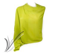 Stola donna elegante verde acido coprispalle per cerimonia da matrimonio scialle