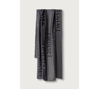 Stola jacquard con logo Twinset