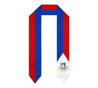 Stola per laurea con bandiera di Sint St. Maarten, stola per studenti internazionali, scialli per laureati Pride