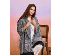 Stola scialle stampata oversize in cashmere pashmina morbida lana da uomo lan...