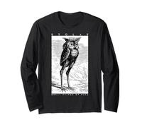 Stolas Gran Principe dell'Inferno ARS Goetia Gufo Demone Occulto Maglia a Manica