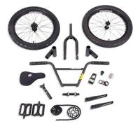 Stolen/Fiction Cassette V8 BMX Build Kit (Matte Black - Left hand drive)
