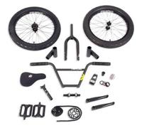 Stolen/Fiction Cassette V8 BMX Build Kit (Matte Black - Left hand drive)