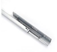 Stoloni fognanti, Guide for cassetti sottotop a estrazione totale con chiusura ammortizzata nascosta, 30 kg, confezione da 2