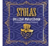 STOLUS HELLISH MAZEBOOK - GRIMOIRE STYLE PUZZLEBOOK FOR HELUVA BOSS FANS VERY HARD MAZES: Challenging honeycomb mazes, mind bending difficulty with solutions at the back - Great for helluva boss fans