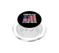 Stomp My Flag I'll Stomp Il Culo Patriottico Americano Patriot PopSockets PopGrip per MagSafe
