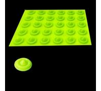 Stomp Pads per snowboard con una struttura in silicone a basso profilo che si integra perfettamente con il design della tavola (verde)