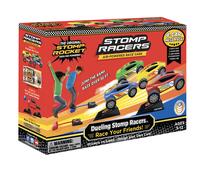 STOMP RACERS Auto da corsa ad aria aerea di Stomp Rocket 4 Car Mega Pack - Dueling Stomp Racers Toy Archish - Fun Backyard & Outdoor Multi -Player Ki